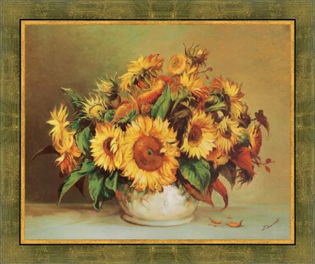 "Ваза със слънчогледи" №15613